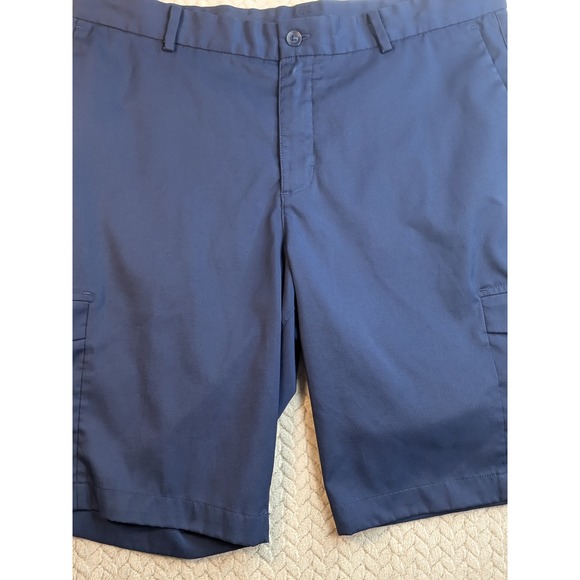 Nike Dri-FIT Golf Shorts Mens Medium Blue Flat Front Pockets Activewear 34 - Picture 1 of 10